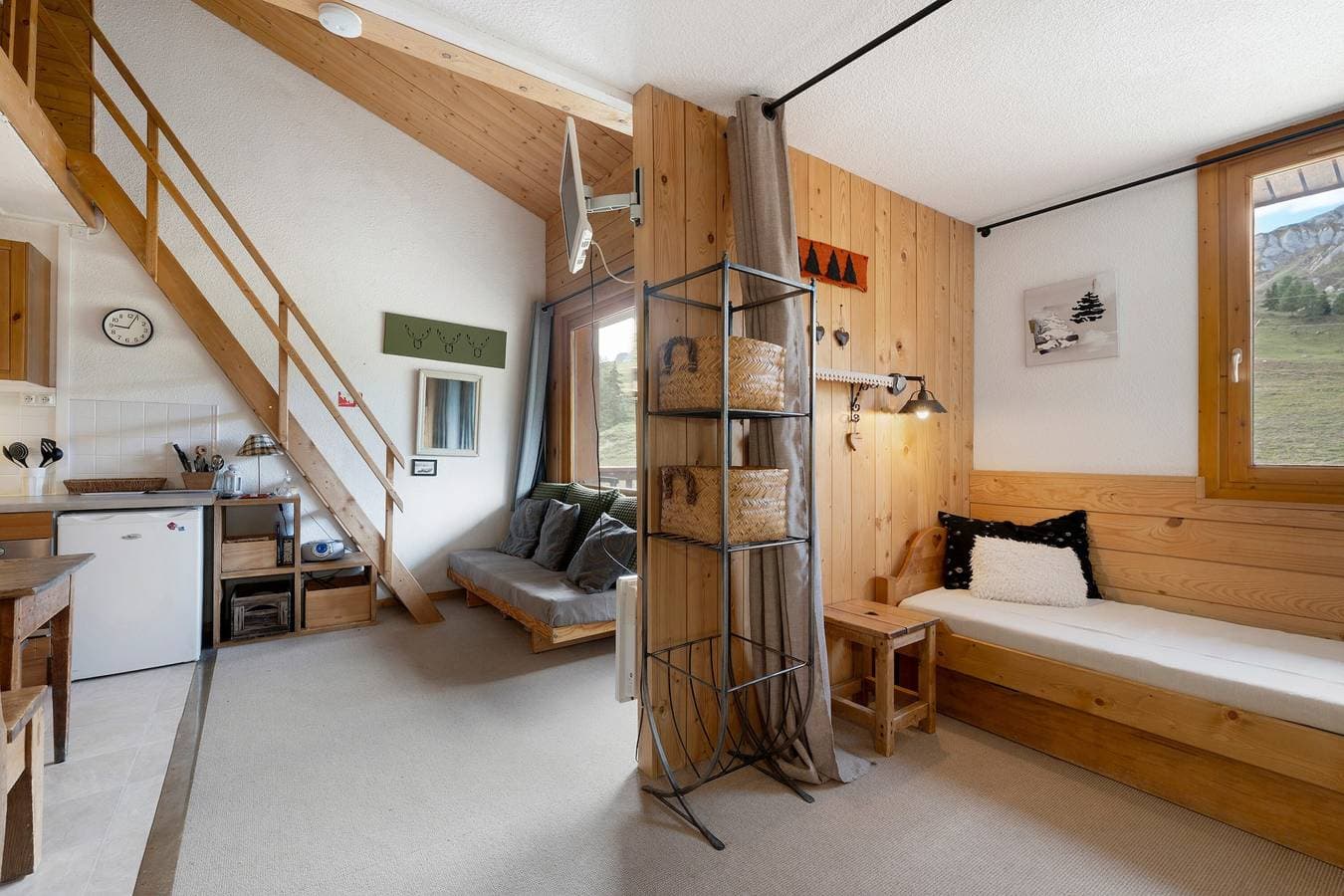 Foto 12 von 29: Appartement Refuge sur Pistes: Plagne Village, Bergblick, Balkon & WLAN