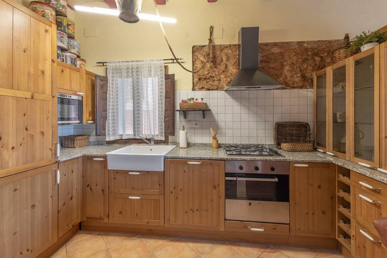 Foto 6 von 28: Ferienhaus 'Loft Rural Orenetes Ideal für Paare' mit Bergblick, WLAN und Klimaanlage