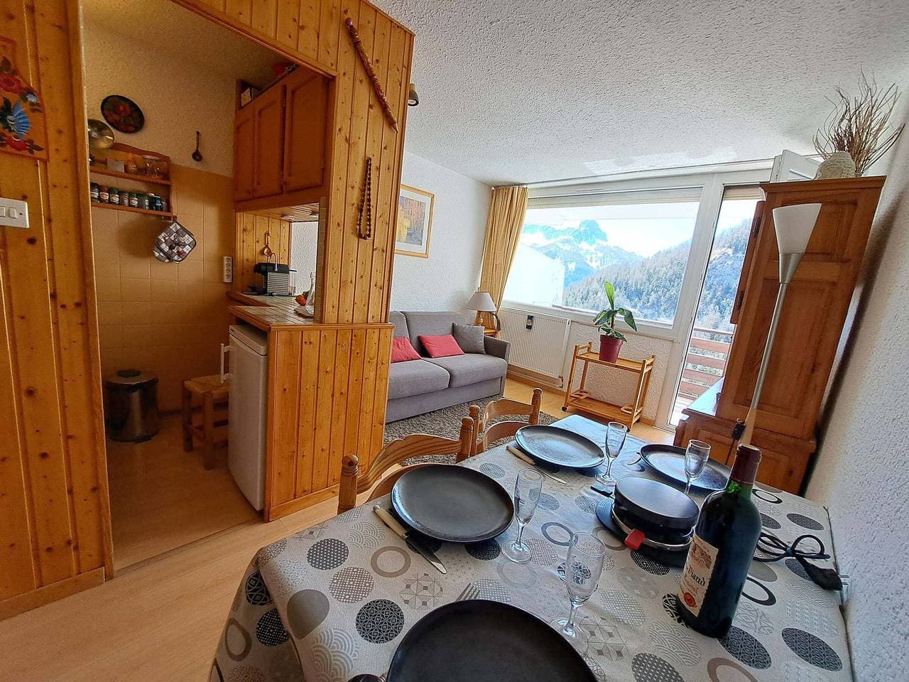 Foto 10 von 17: Studio in den Bergen mit Balkon, kleine Haustiere erlaubt