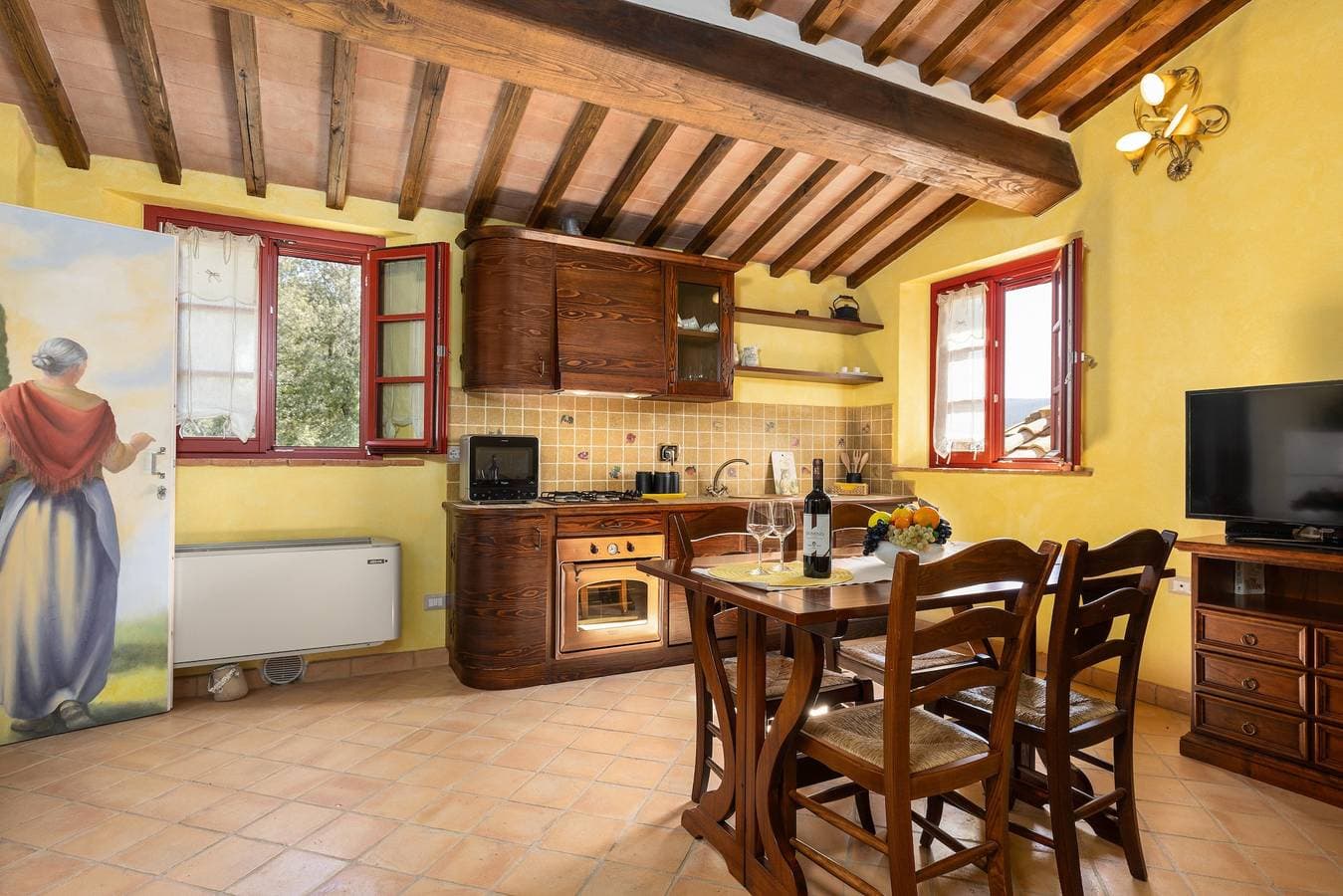 Foto 13 von 41: Ferienhaus 'Borgo Mommialla Casa Dell'artista' mit Gemeinschaftspool, WLAN und Klimaanlage