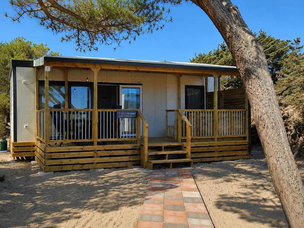 Estivo mobile homes on Camping Bella Italia Sardinia 1