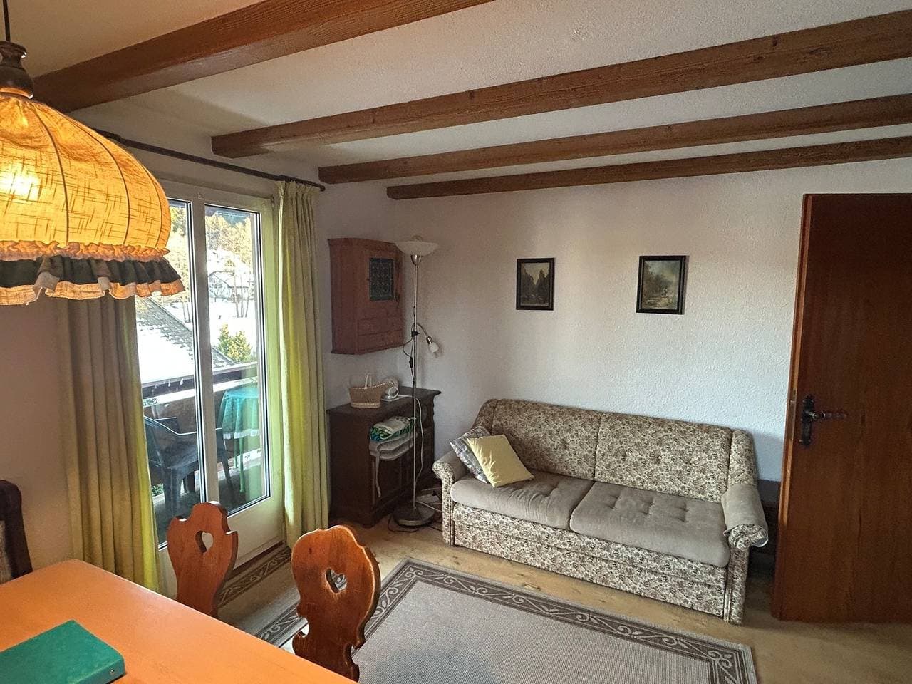 Foto 7 von 10: Fw6 Ferienwohnung Sicht zur Dorf Mitte, Luft Loved Appartement Loved Appartement