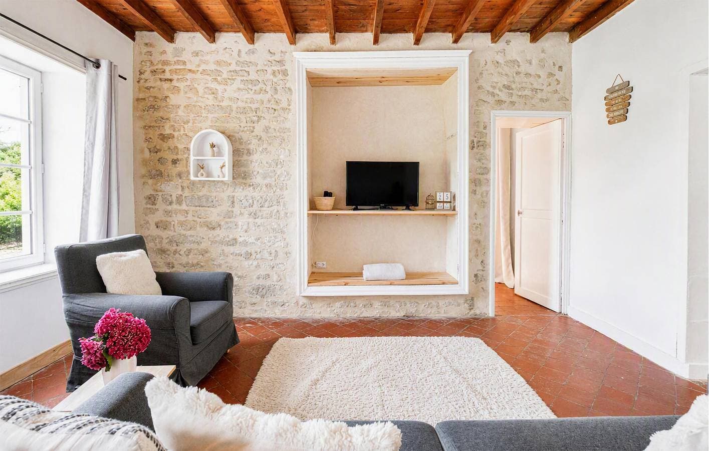 Foto 6 von 22: Gemütliche 2-Zimmer-Wohnung mit Garten in der Nähe von Saint-Germain-du-Pert
