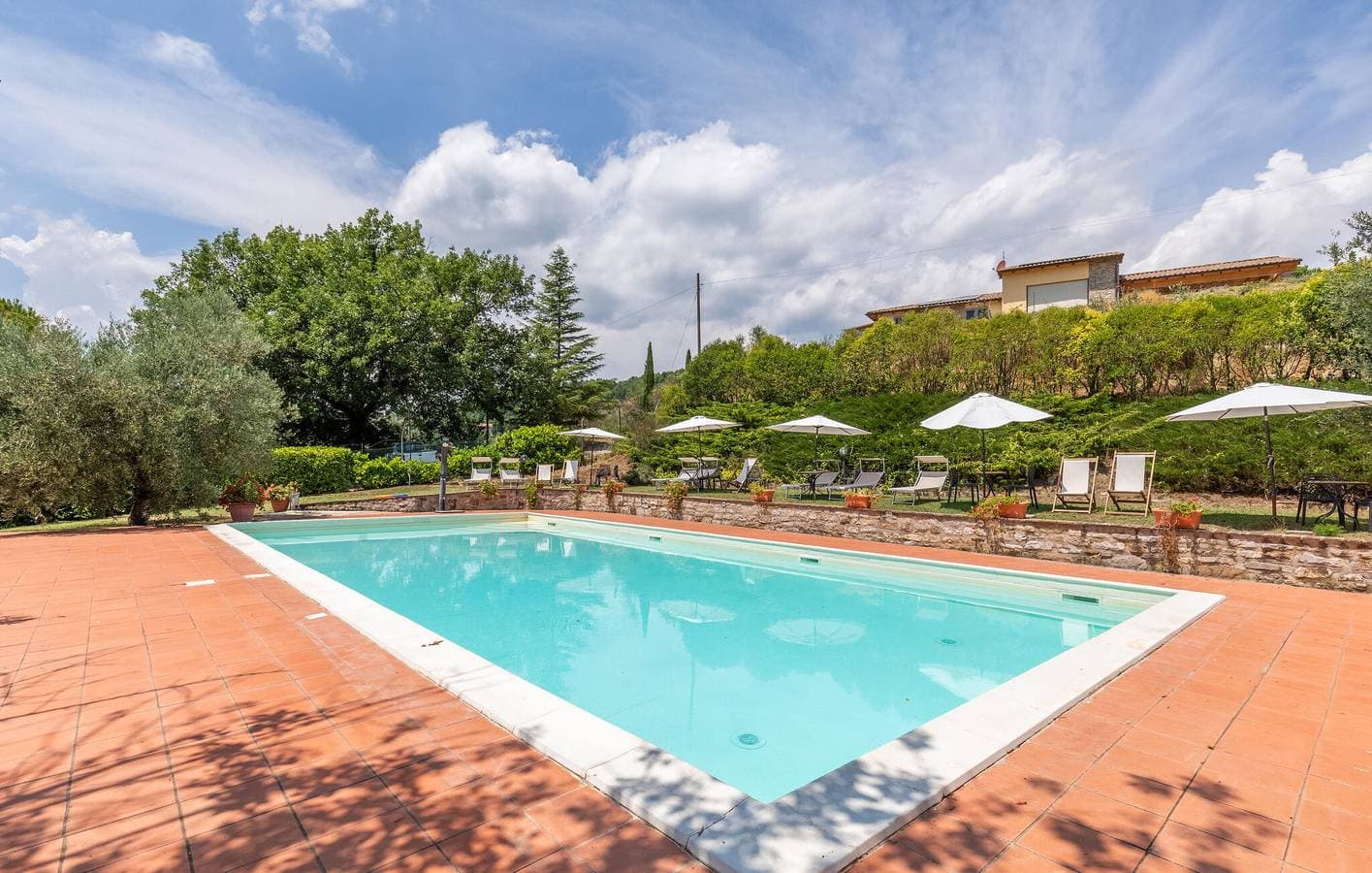 Foto 4 von 40: Gemütliche Wohnung mit Pool & Garten, 1km zum Monte Santa Maria Tiberina