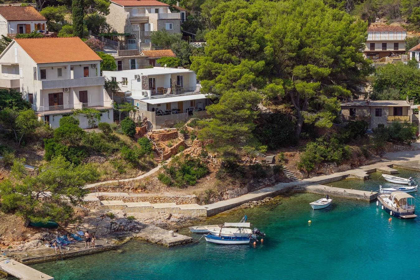Foto 4 von 37: 1-Zimmer-Ferienwohnung am Strand Basina, Hvar A-24120-a
