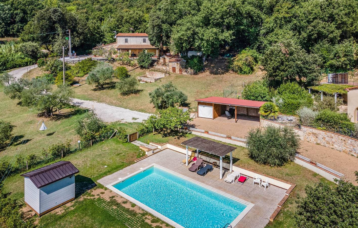 Foto 7 von 52: Charmante 110qm Wohnung | Pool, Garten, Parkplatz | Monteverdi Marittimo 1.5km