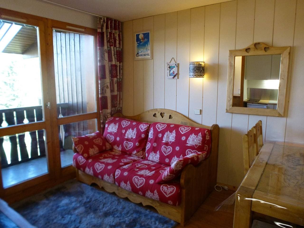 Apartment 5 Pers. Courchevel, in Pistennähe, überdachter Parkplatz 1
