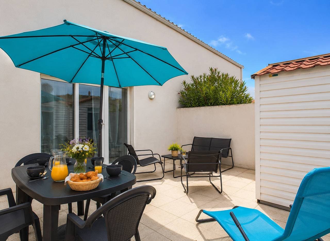 Haus für 4, Terrasse, in der Nähe des Bahnhofs 1