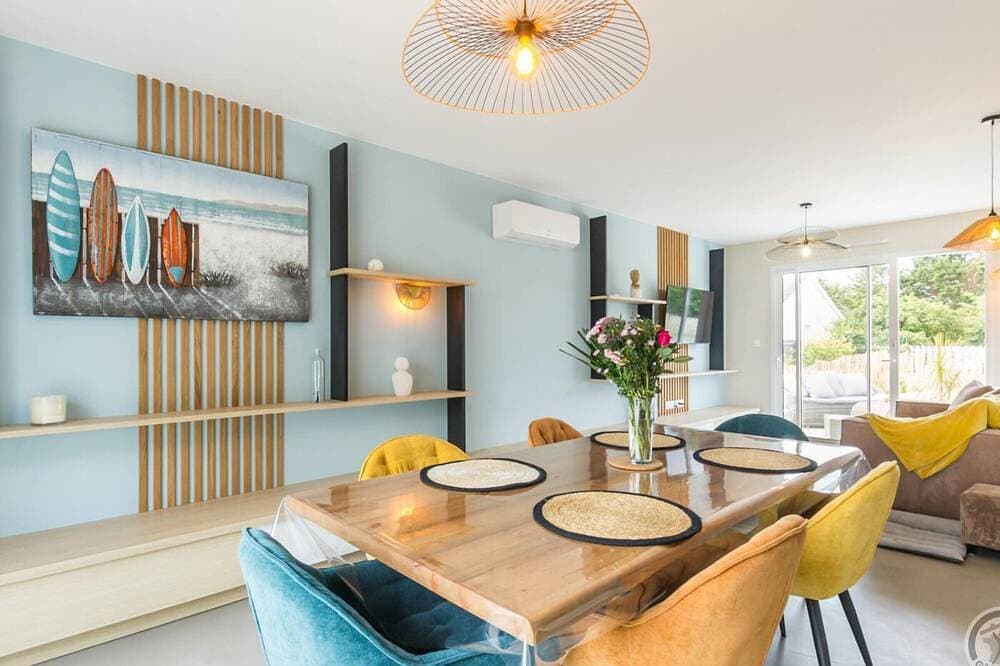 Moderne Ferienwohnung mit Garten, Terrasse, Nordisches Bad und in Strandnähe 1