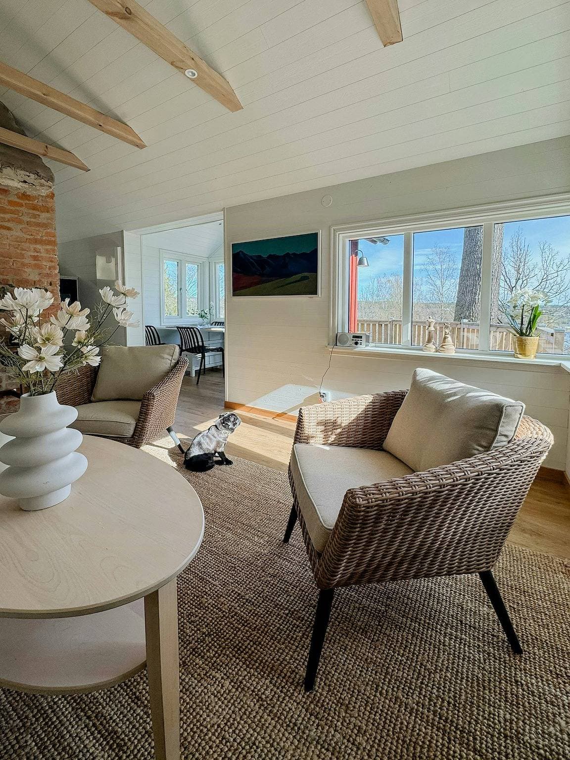 Foto 9 von 27: Ferienhaus auf einer Anhöhe mit Blick auf den Öresjö