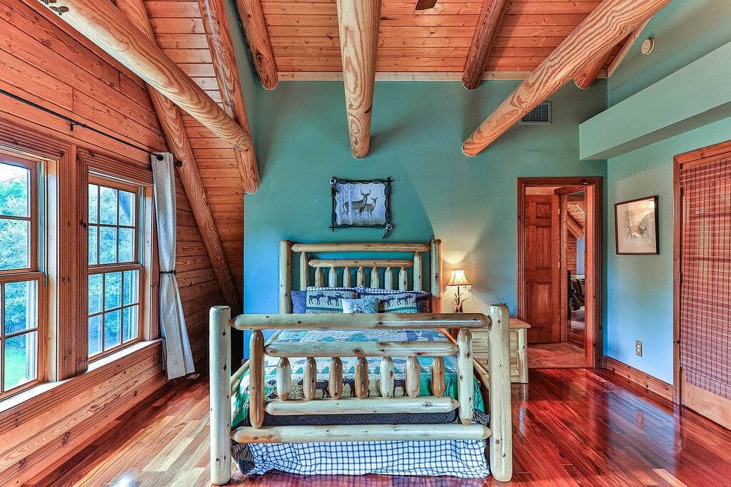 Foto 7 von 32: *Booking Summer* Nature Cabin & Bunkroom-Hot Tub, Grill, Fire Pit