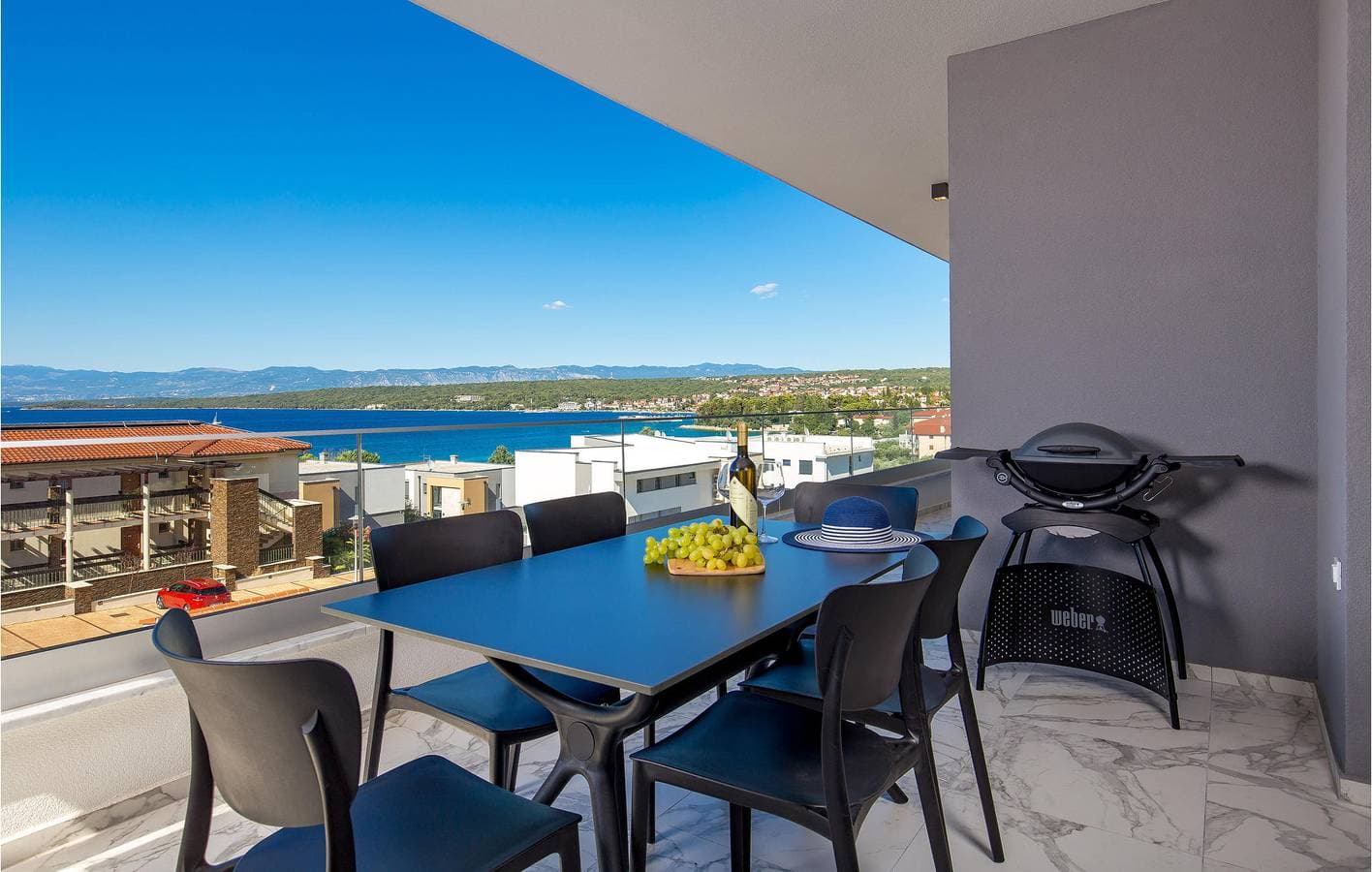 Foto 12 von 35: Stilvolle 2-Zimmer-Wohnung mit Meerblick, Terrasse und Parkplatz, 2 km vom FKK-Strand Porat entfernt