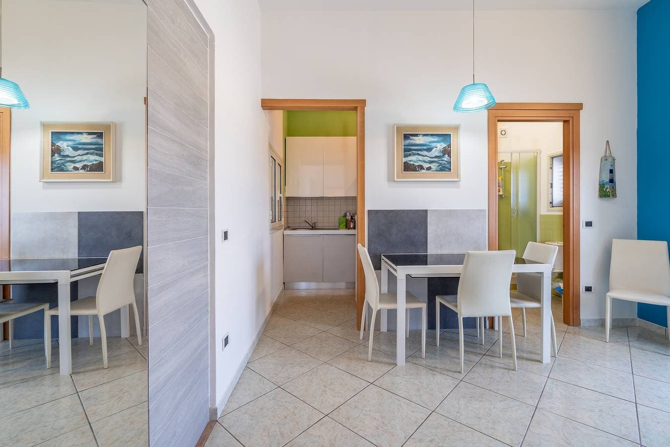Foto 12 von 38: Ferienwohnung 'Cascina Di Barone - Vista Mare' mit Meerblick, WLAN und Klimaanlage