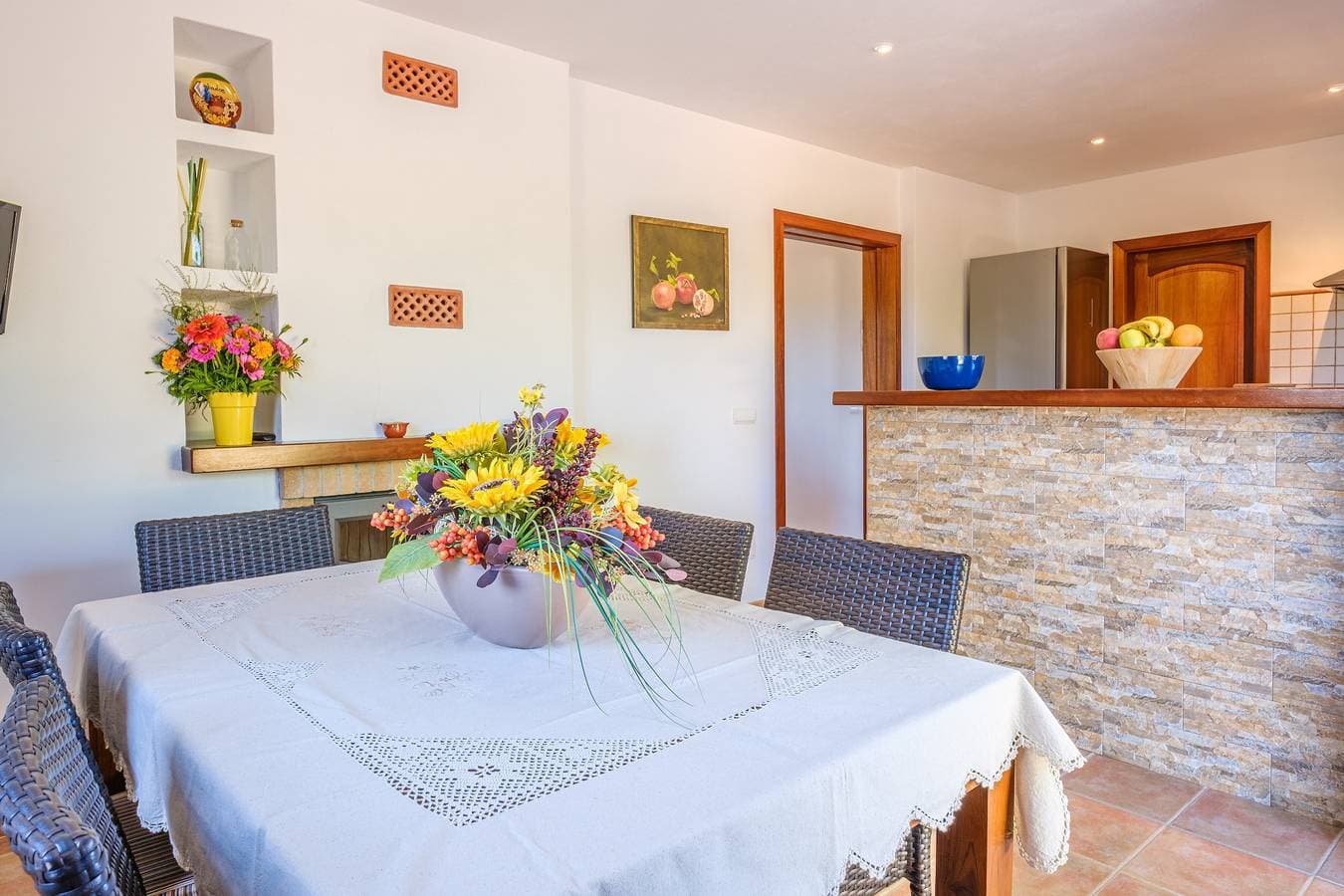 Foto 13 von 25: Ibizenkische Finca mit Veranda, Gemüsegarten, Sonnenterrasse und WLAN