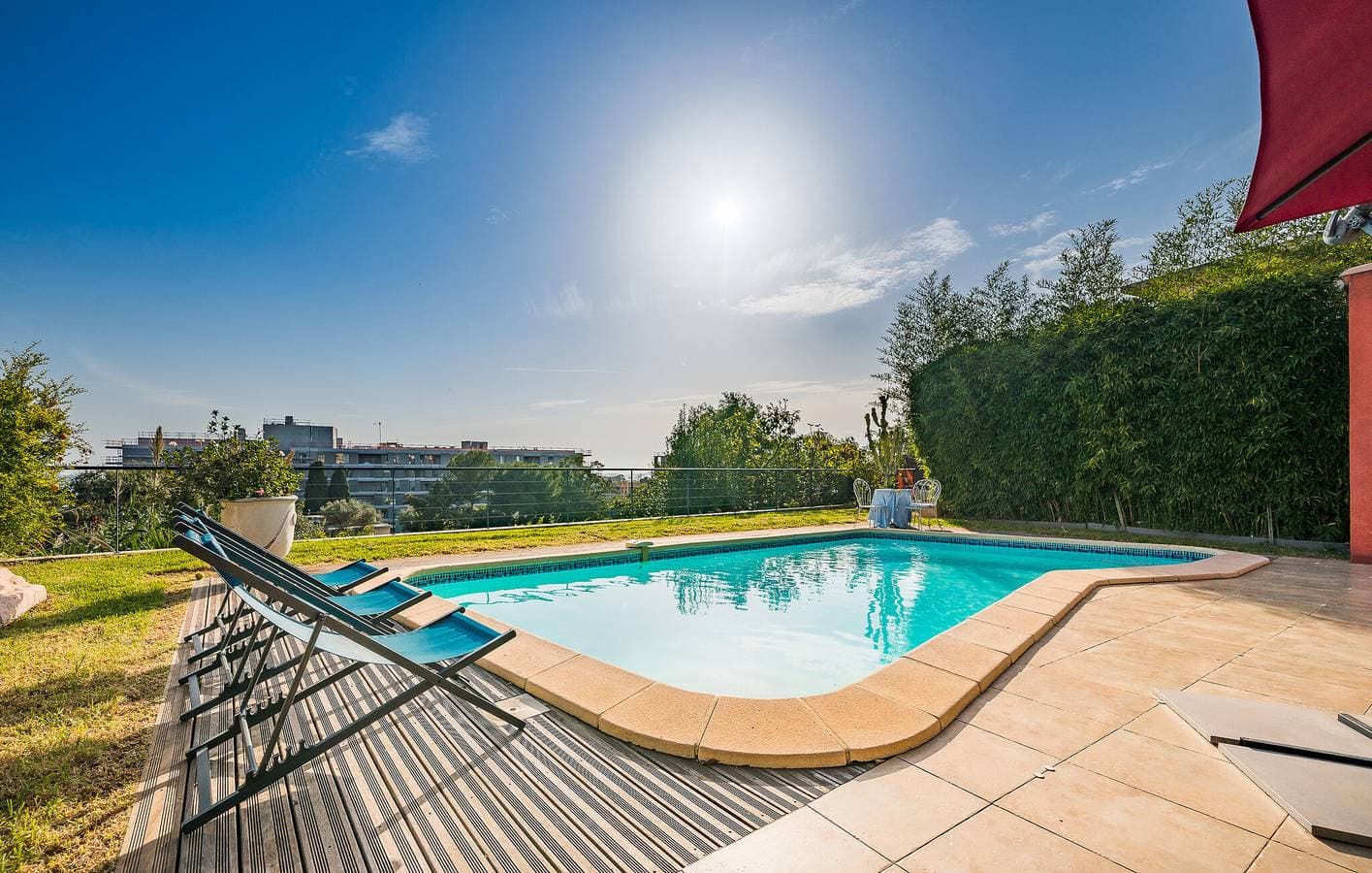 Foto 6 von 38: Apartment mit Meerblick, Pool und Parkplatz, 900m zum Strand