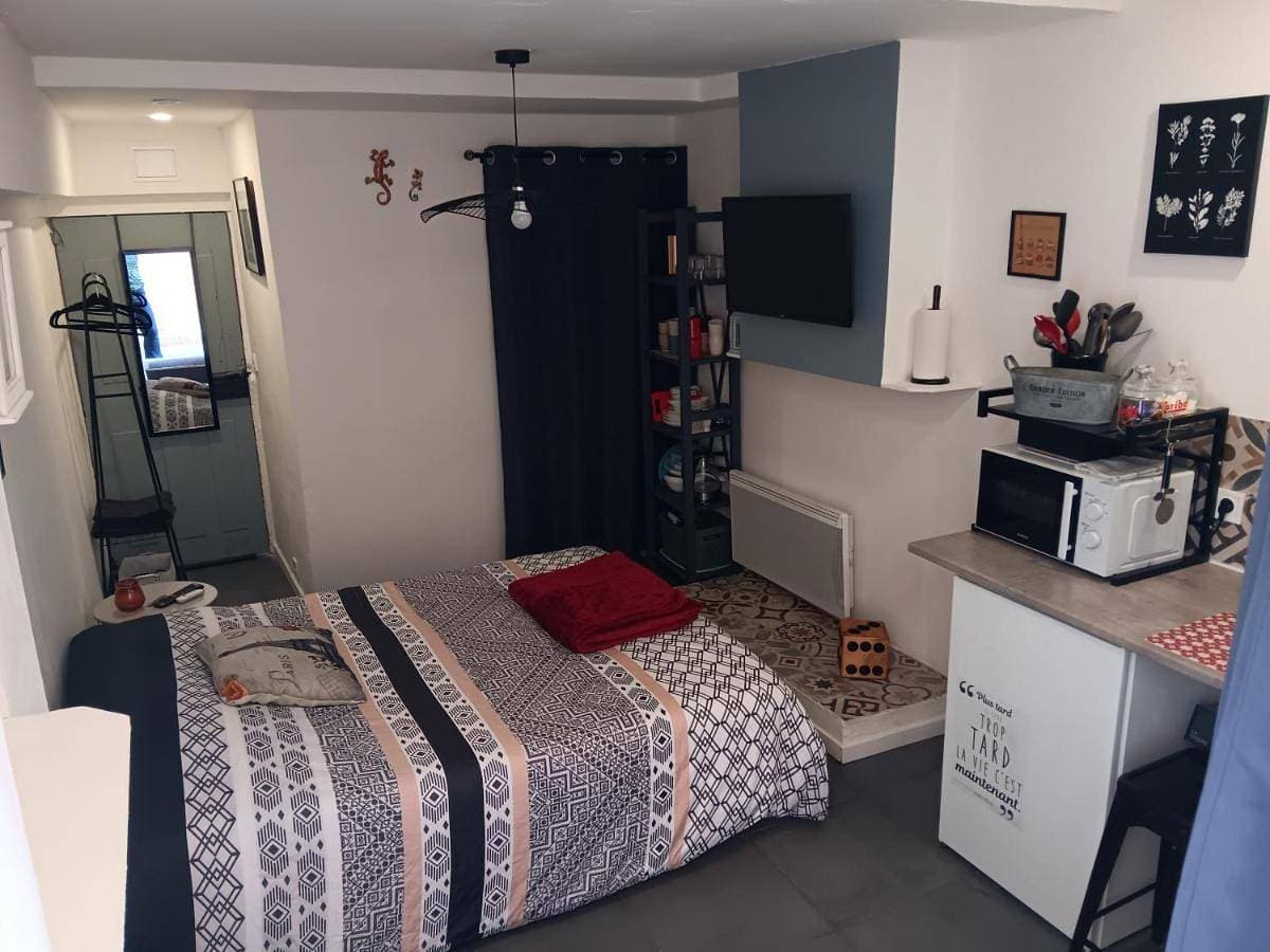Studio avec salle d'eau, wc et coin cuisine 1