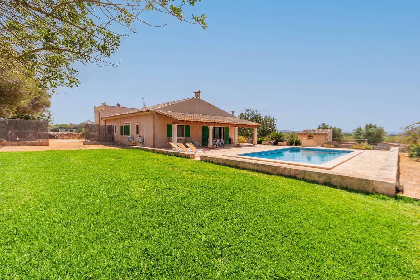 Foto 4 von 28: Els Garrovers - Villa mit privatem Pool und kostenlosem Wifi in Ses Salines