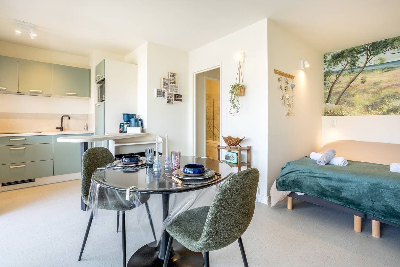Foto 2 von 22: La pause iodée – Studio mit großem Balkon, Strand und Zentrum fußläufig erreichbar