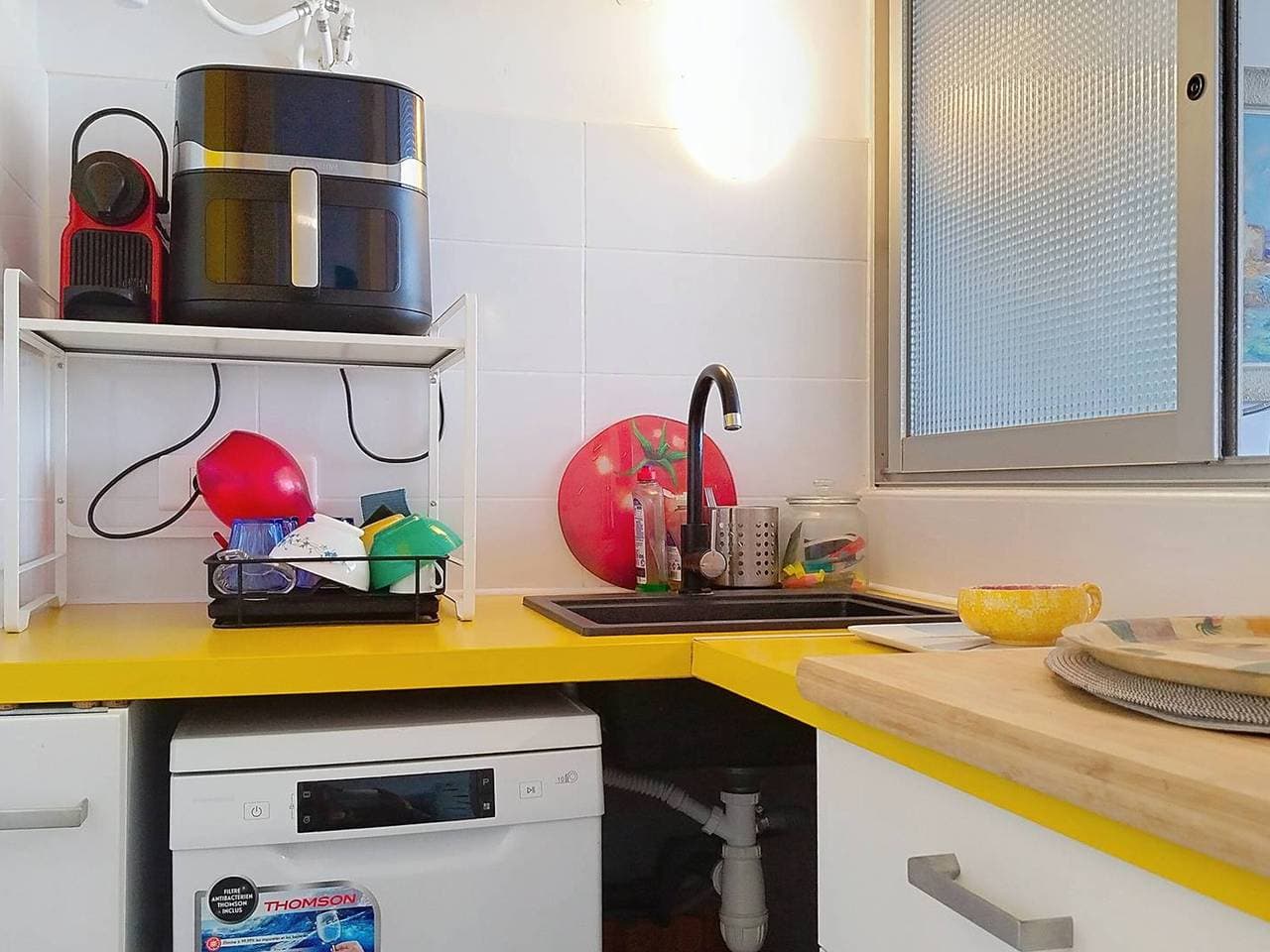 Foto 7 von 17: Renoviertes T2 Duplex 20m vom Strand mit Meerblick, Parkplatz und WIFI