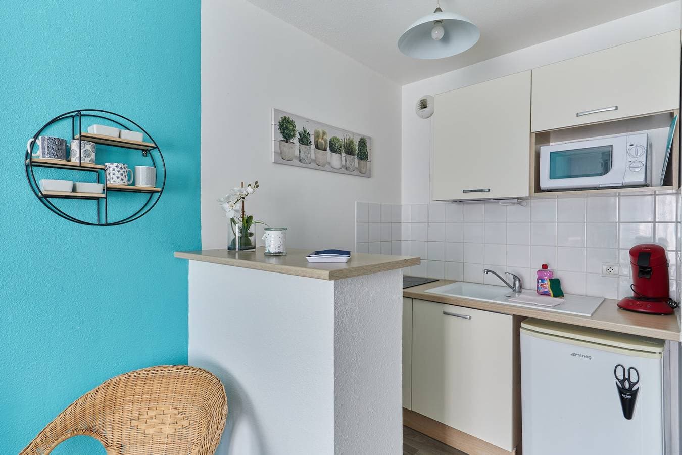 Foto 9 von 18: Appartement Bleu Turquoise - Welkeys