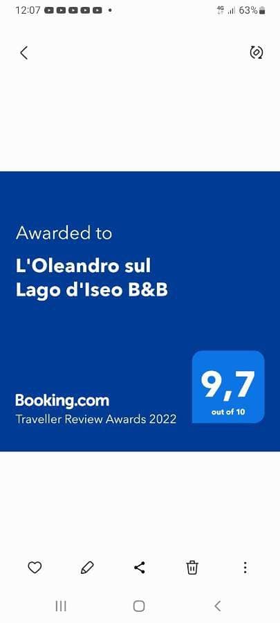 L'Oleandro sul Lago d'Iseo B&B 1