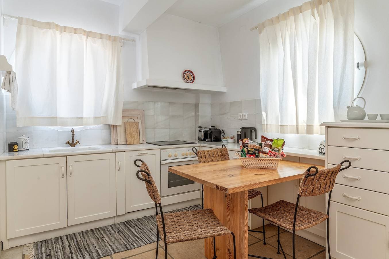 Foto 7 von 25: Ferienwohnung 'Seepferdchen 2 Tinos' mit Meerblick, WLAN und Klimaanlage