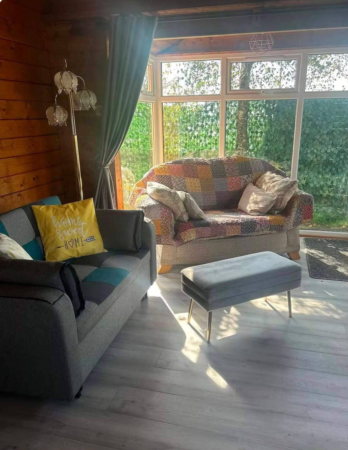 Foto 8 von 11: Blockhütte für 7 Personen mit Garten