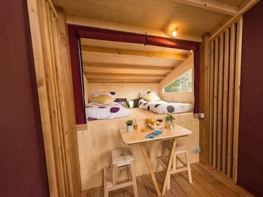 Foto 3 von 39: Flower Camping Omaha Beach - Unterkunft 2 personen - Cyclo Lodge 8 m² (1 Schlafzimmer) 2 Personen