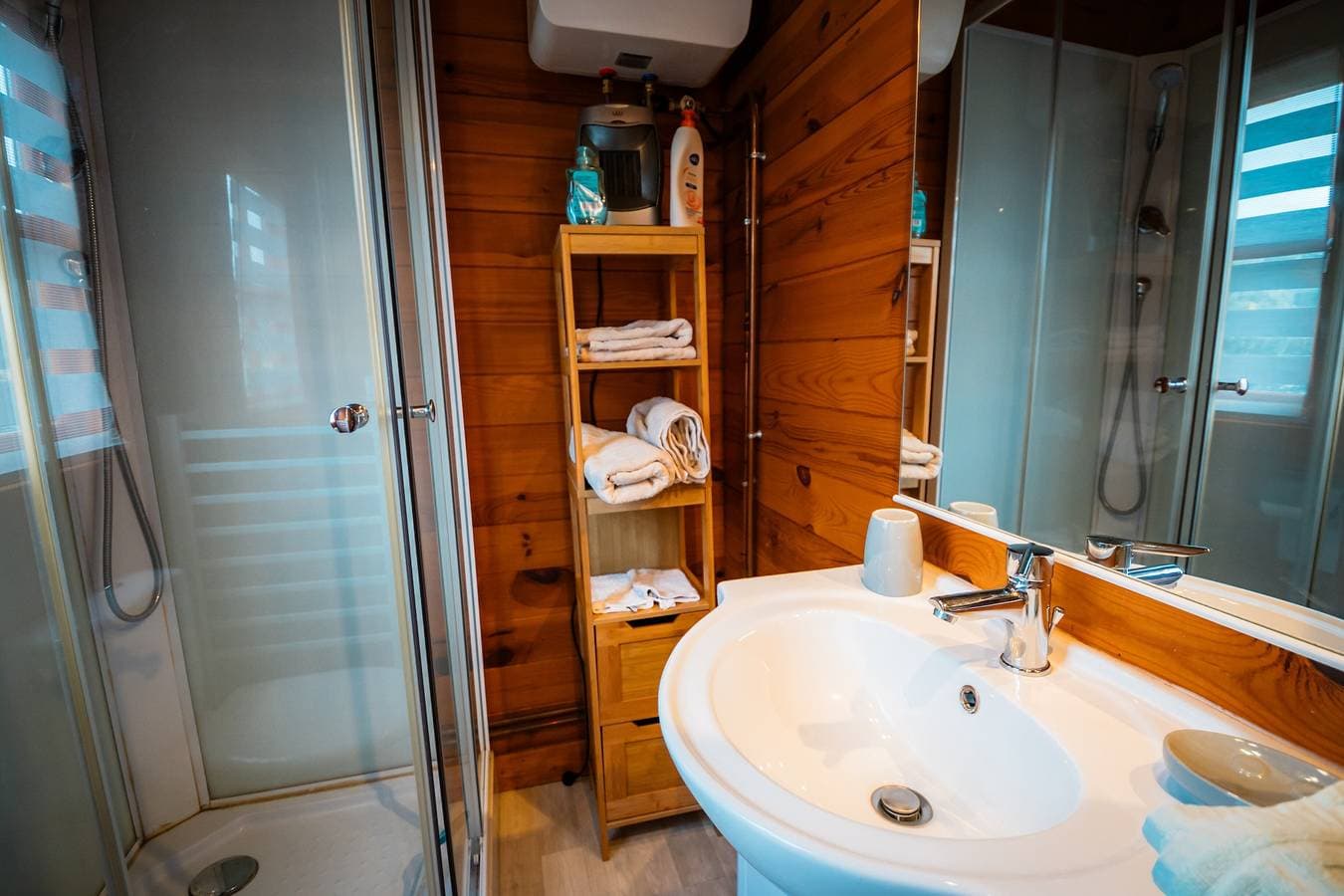 Foto 13 von 21: Gästezimmer im Chalet mit Garten im Pays d'Auge
