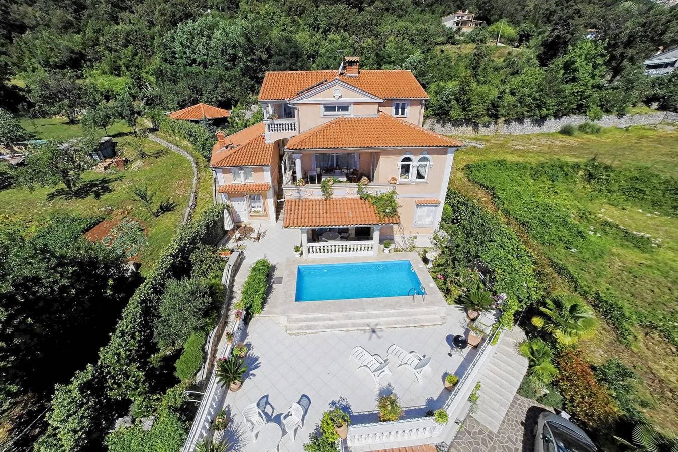 Foto 2 von 34: Studio Appartement mit Terrasse und Meerblick Lovran, Opatija As-14178-a