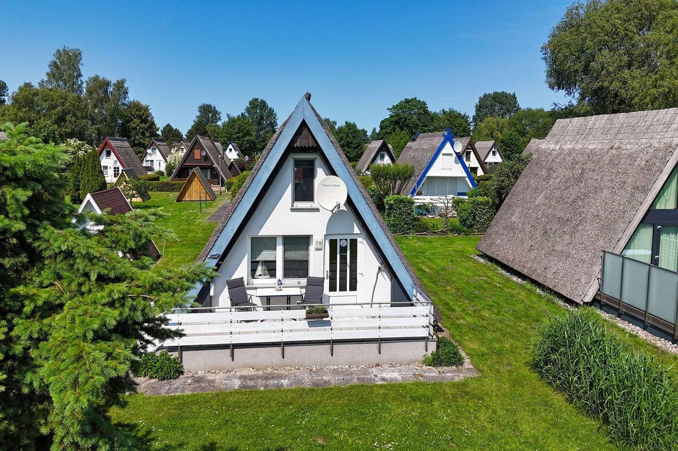 Finnhaus Gager Nr. 70 Haus: strandnah, Terrasse, Gartennutzung 1