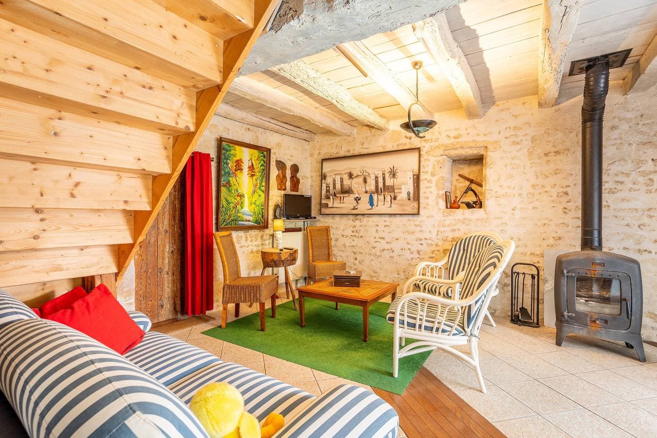 Foto 10 von 58: Gästezimmer 'Chez Jacques - Zen' mit privater Terrasse, WLAN und Klimaanlage
