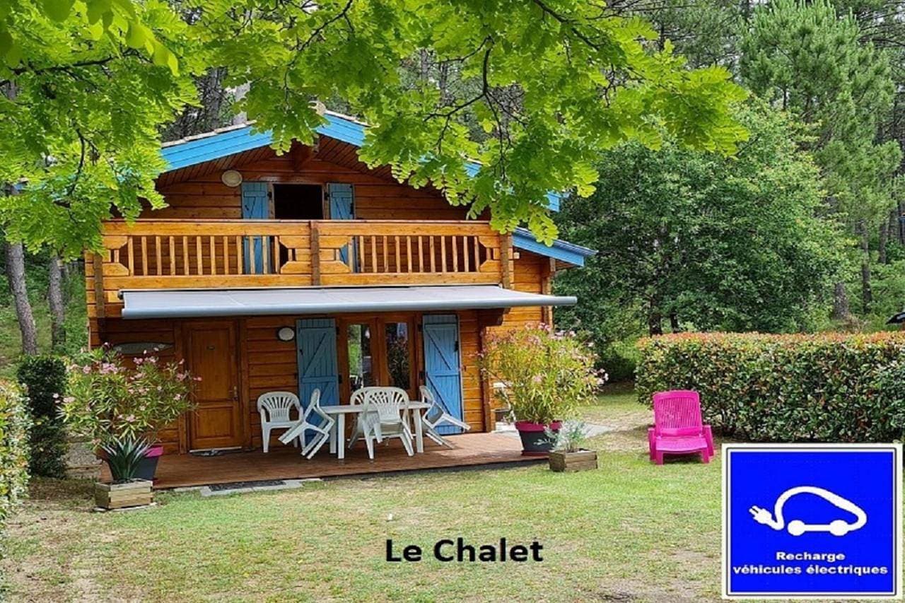 A BIAS Chalet 4 à 6 Personnes Entièrement Climatisé Chargeur VE 7kw-Wifi-Balnéo et Piscine 1
