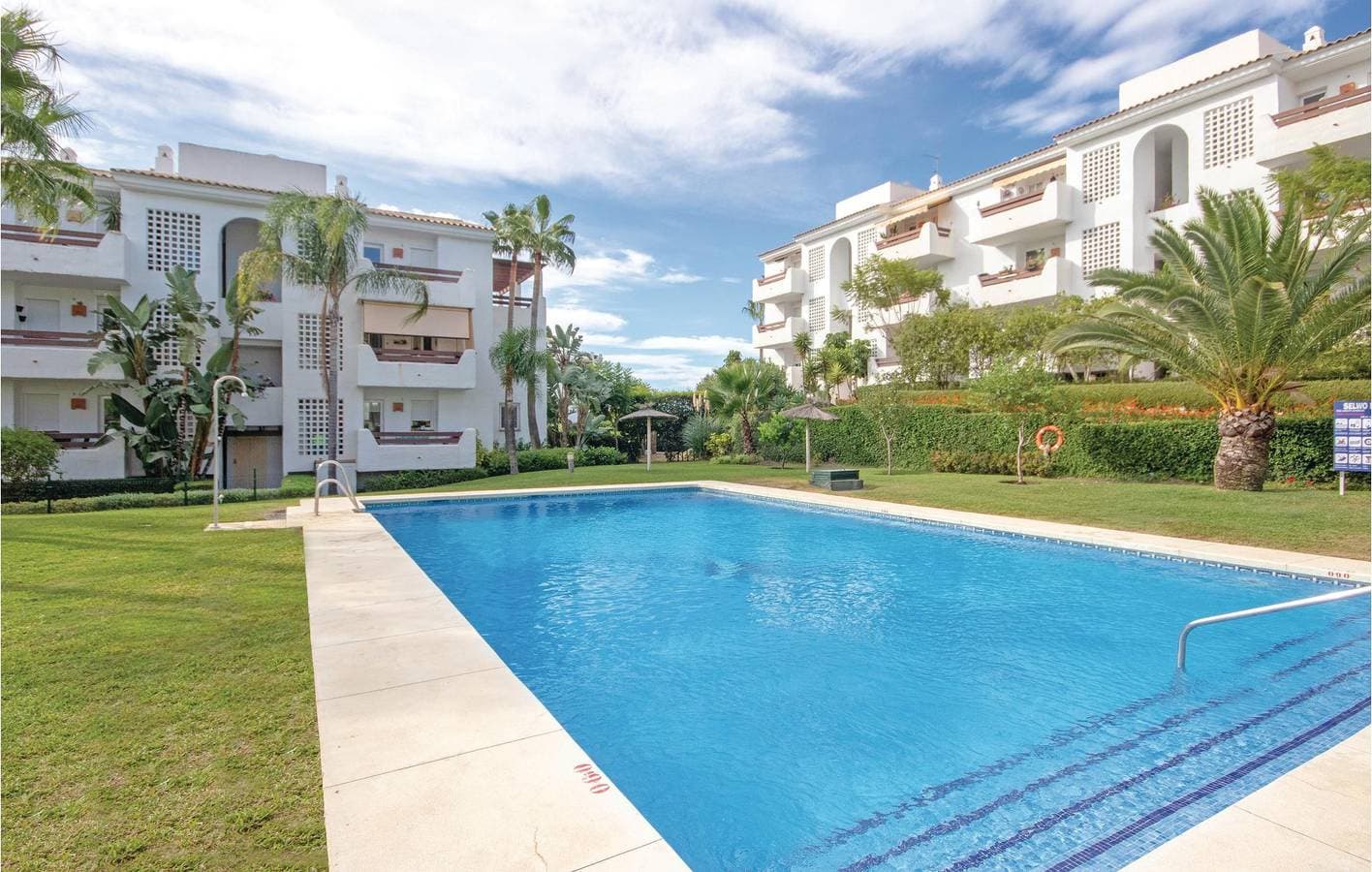 Foto 10 von 23: Oase am Strand: 74qm mit Parkplatz, Pool, Terrasse und Internet