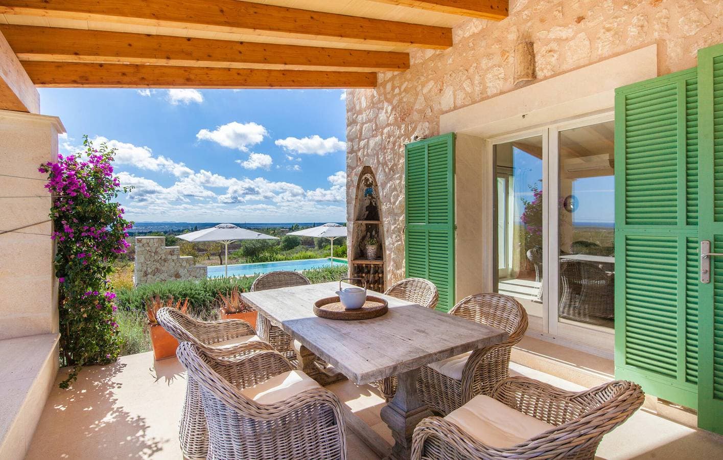 Foto 8 von 51: Meerblick-Wohnung mit Pool, Terrasse & AC in der Nähe von S'Alqueria Blanca