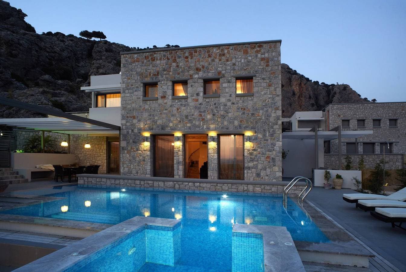 Executive Rhodes Villa | Villa Eleana | 3 Bedroom Stunning Sea Views | Pefkos 1