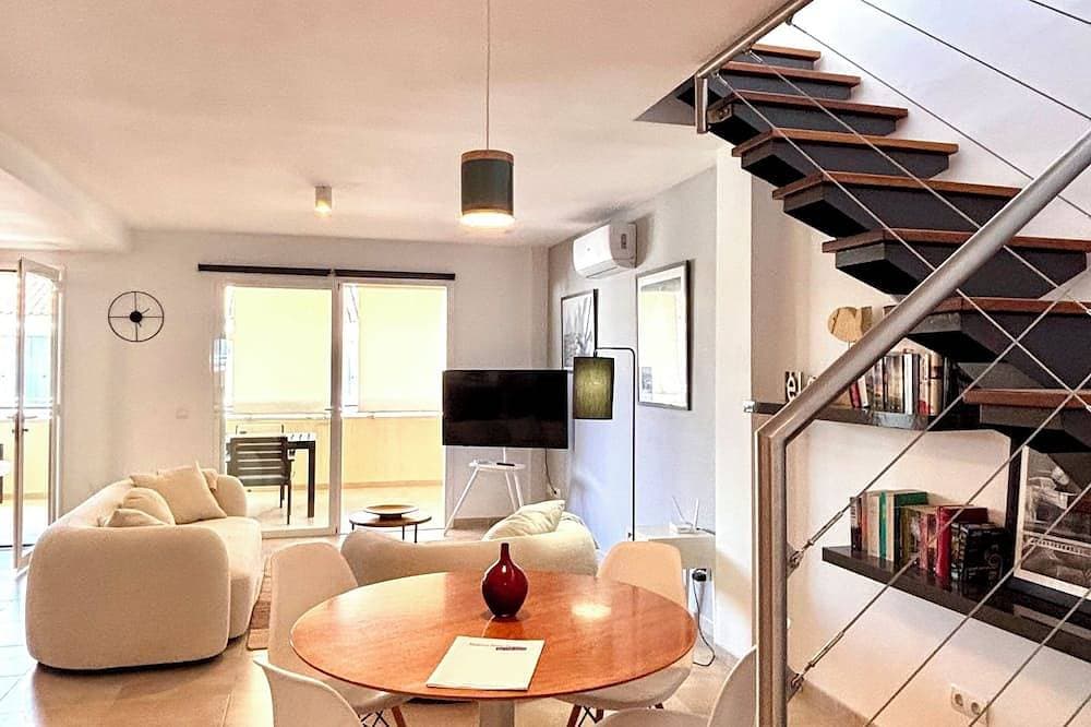 Foto 9 von 30: Dachgeschoss: private Terrassen, Wlan , Klima, Tvsat