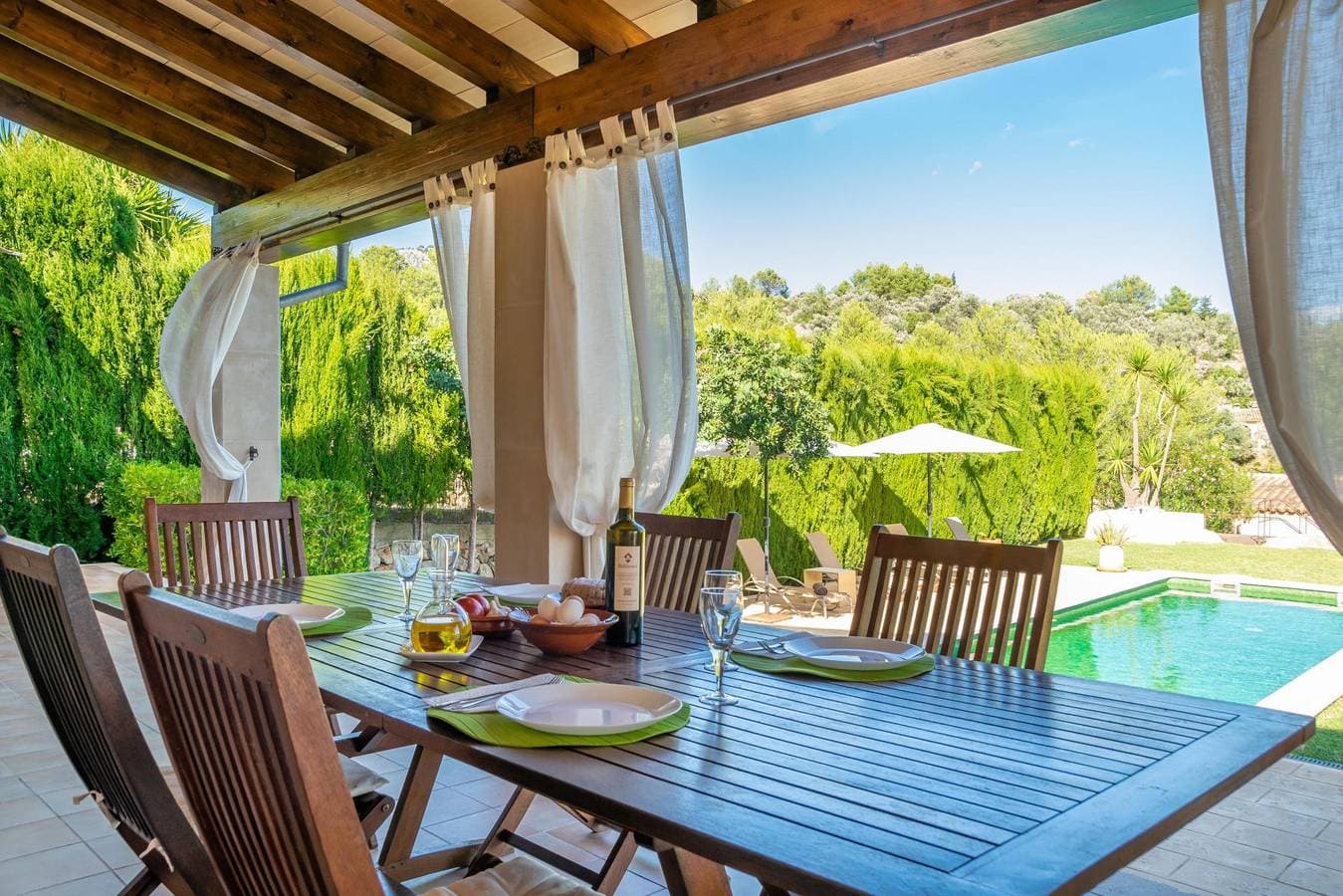 Foto 8 von 49: Sa Tanca De Sa Nina - Schöne Villa mit privatem Pool neben den Bergen. Wifi gratis.