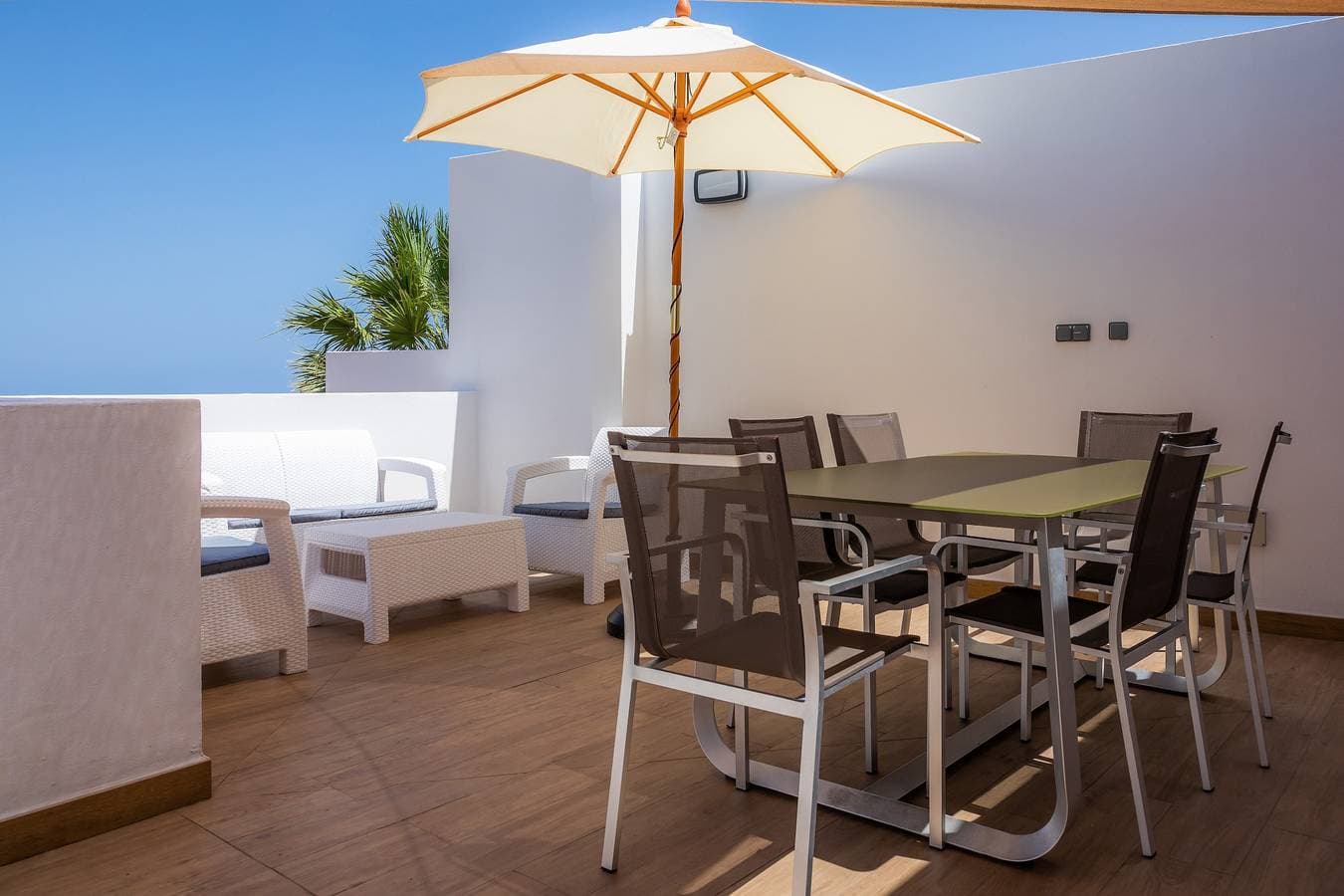 Foto 6 von 30: Ferienhaus "Can Binitu" mit Meerblick, Bergblick, Balkon, Garten & Pool