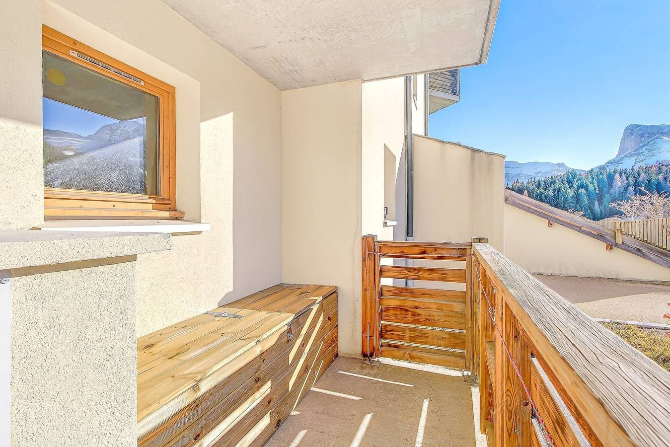 Foto 4 von 26: Apartment 'Superdevoluy' mit Bergblick und Balkon