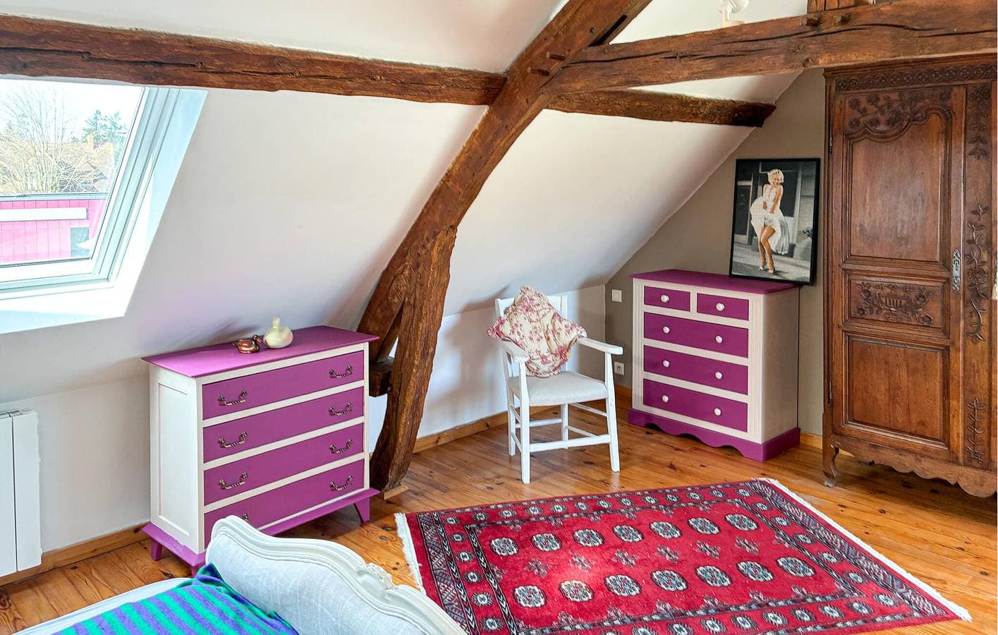 Foto 8 von 23: Gemütliche 64 m² große Wohnung mit Garten und Kamin, 300 m vom Zentrum von Luneray entfernt