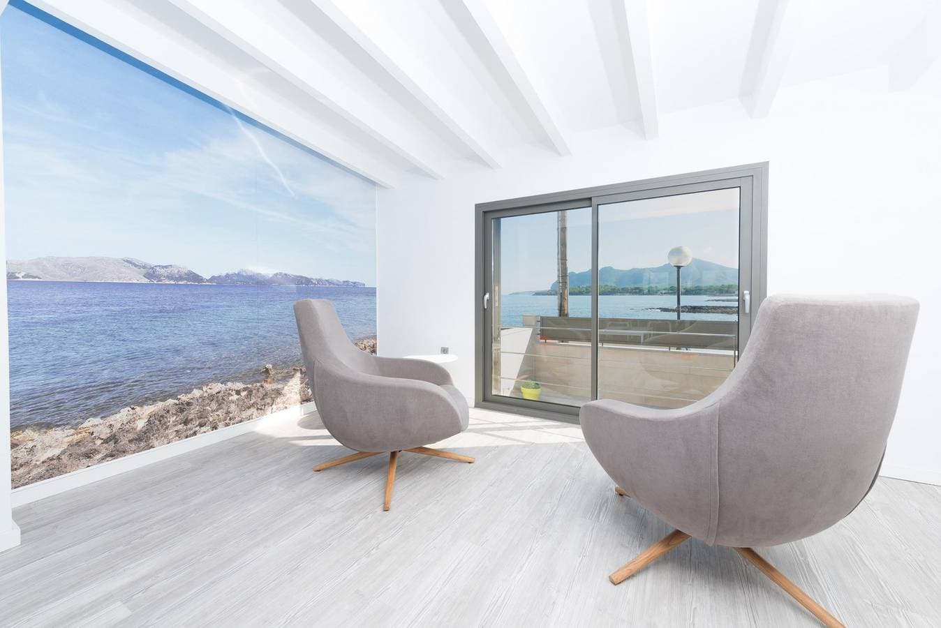 Foto 6 von 26: Aixa - Ferienhaus mit Meerblick in Es Barcarés - Alcúdia . WiFi gratis