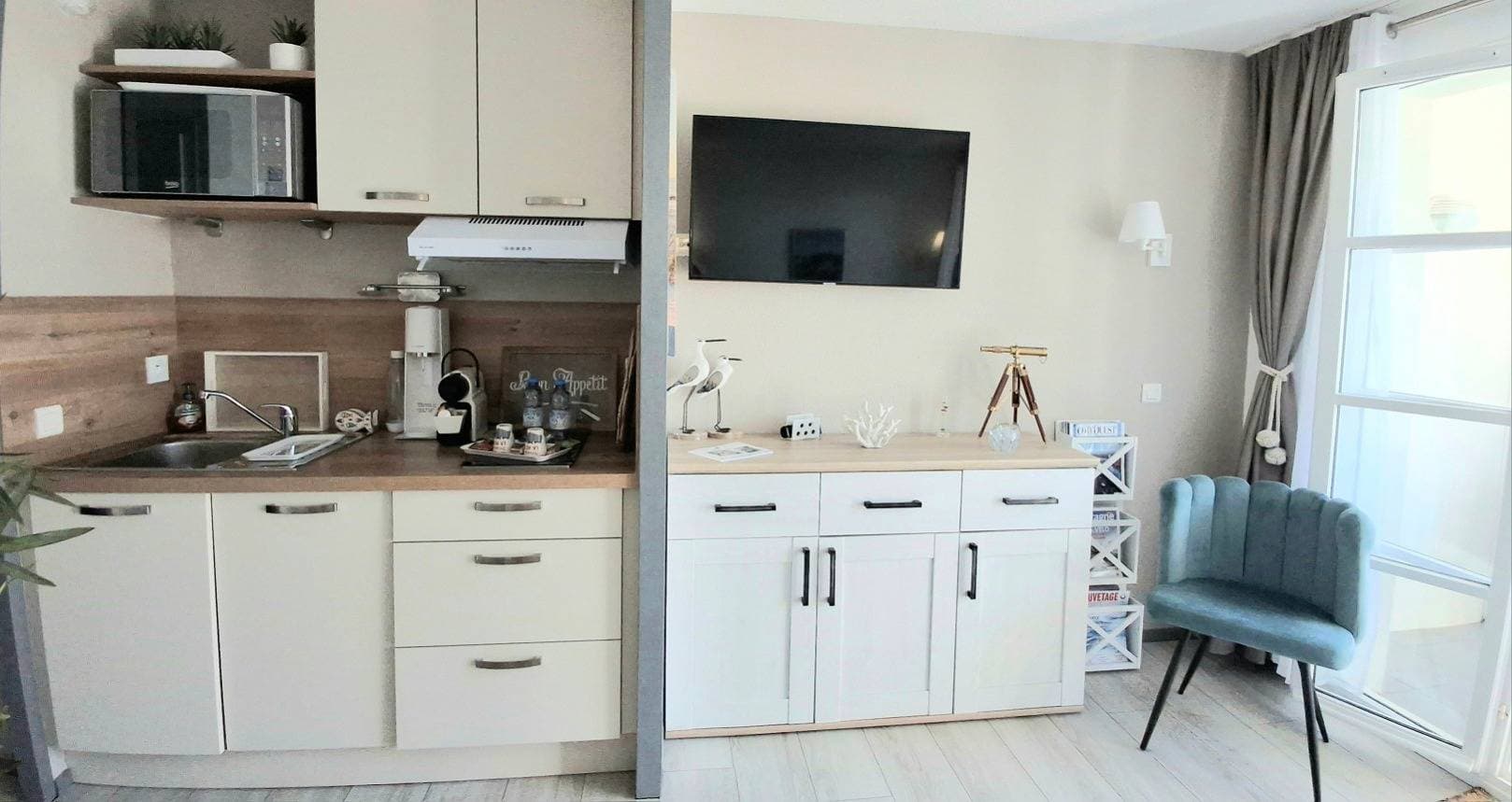 Foto 4 von 23: Ferienwohnung für 3 Personen mit Balkon