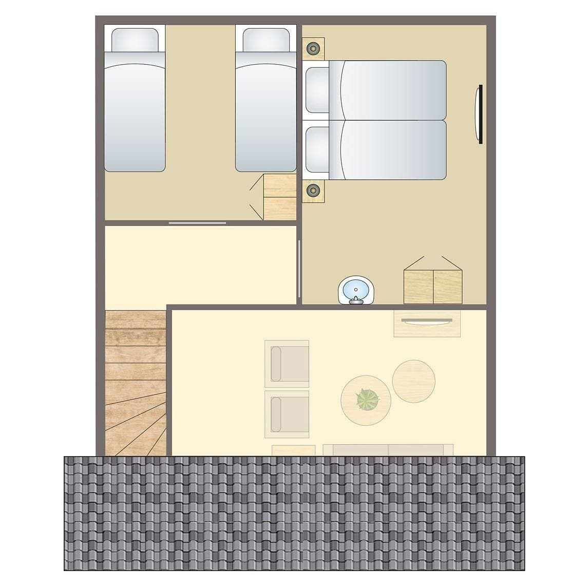 Foto 12 von 28: Bungalow für 4 Personen mit Terrasse