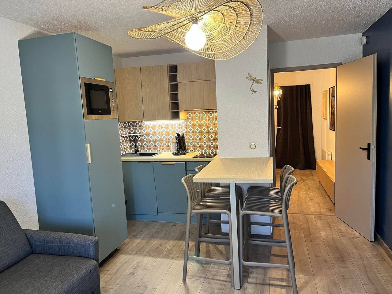 Renoviertes Studio mit Balkon, Privatparkplatz, nahe Pisten - 4 Pers 1