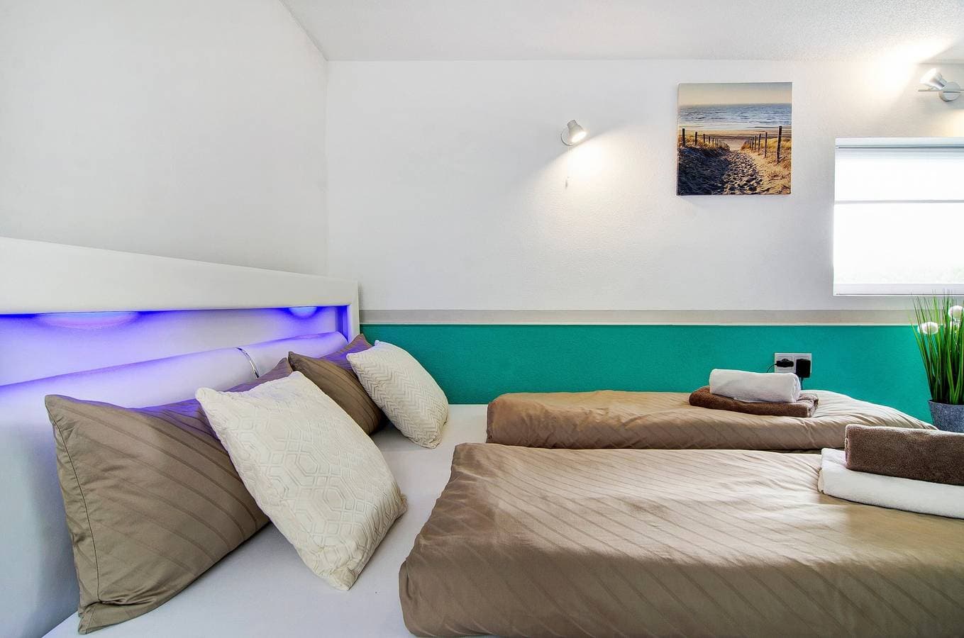Foto 9 von 37: Whirpool und Sauna in neu renovierten Ferienwohnung "Spawo" mit WLAN
