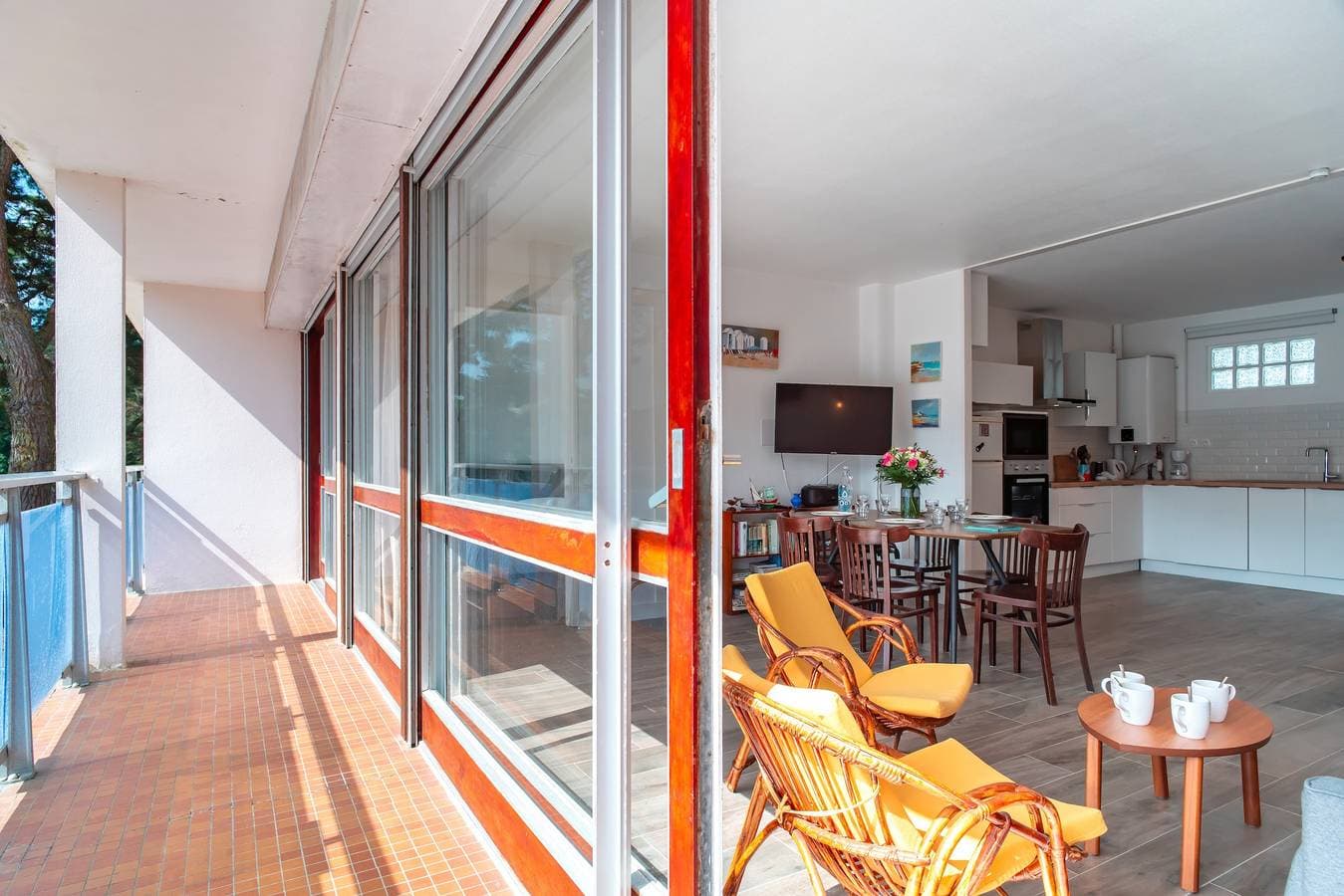 Foto 13 von 15: Ferienwohnung für 4 Personen mit Balkon
