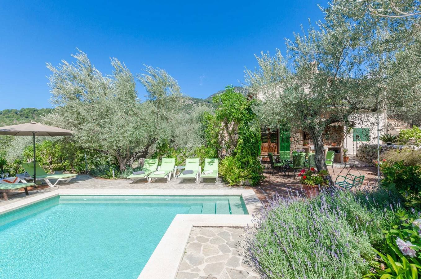 Foto 5 von 47: S'Olivaret  - Ferienhaus mit privaten Pool in Fornalutx. WiFi gratis