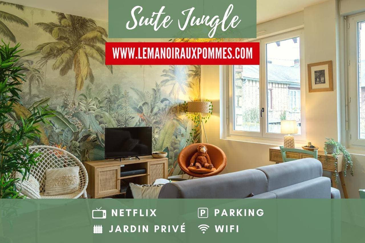 SUITE JUNGLE - JARDIN, NETFLIX et PARKING - Le Manoir aux Pommes 1