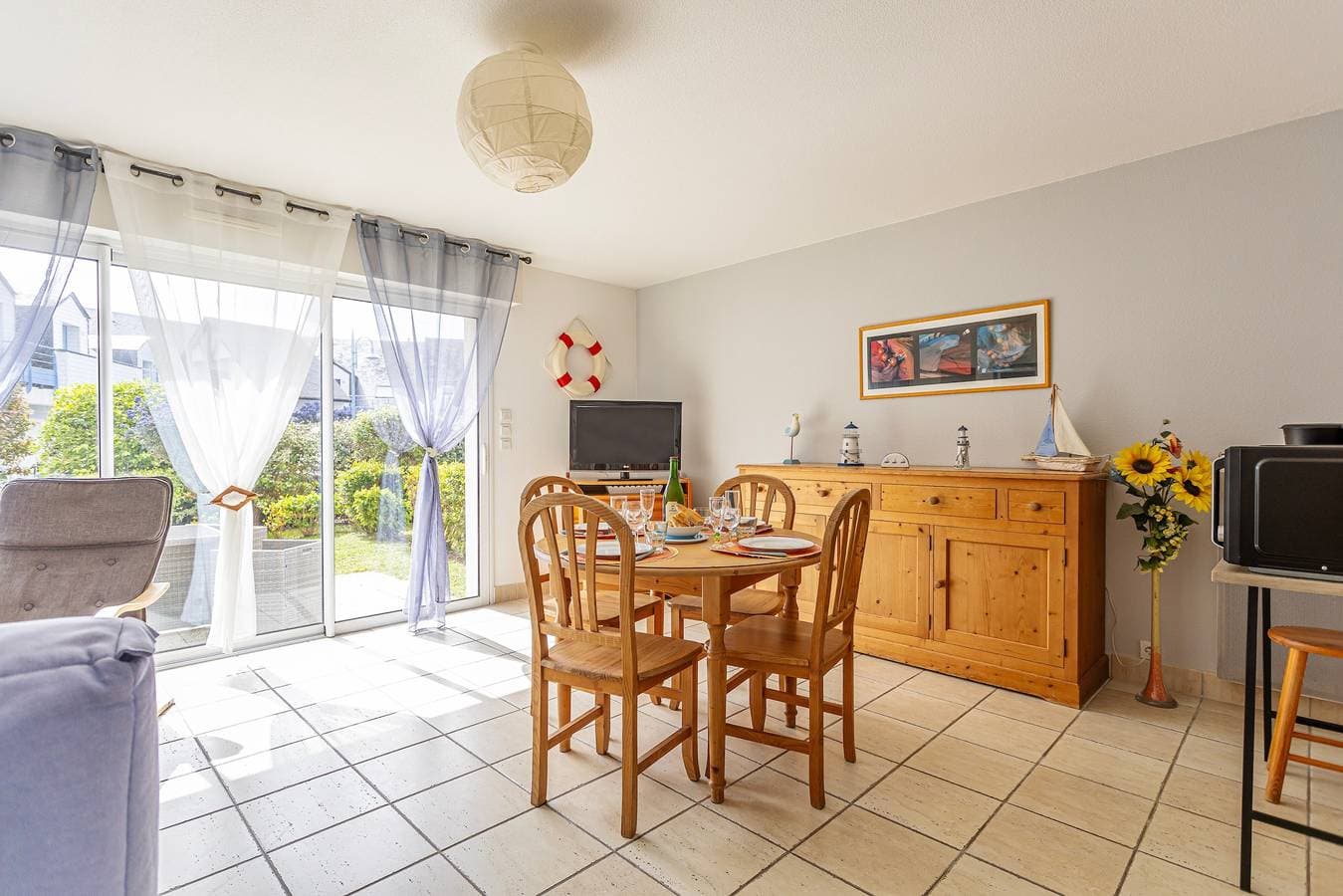 Foto 2 von 31: Appartement 'La Mouette St Philibert 3 Sterne' mit Terrasse, privatem Garten & WLAN